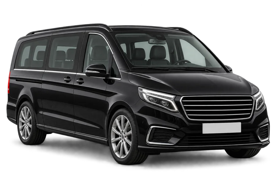 Eight-seat minibus for group travel